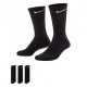 Nike Calza Tris Pack Quarter Elevated Everyday Sport Ner Uomo