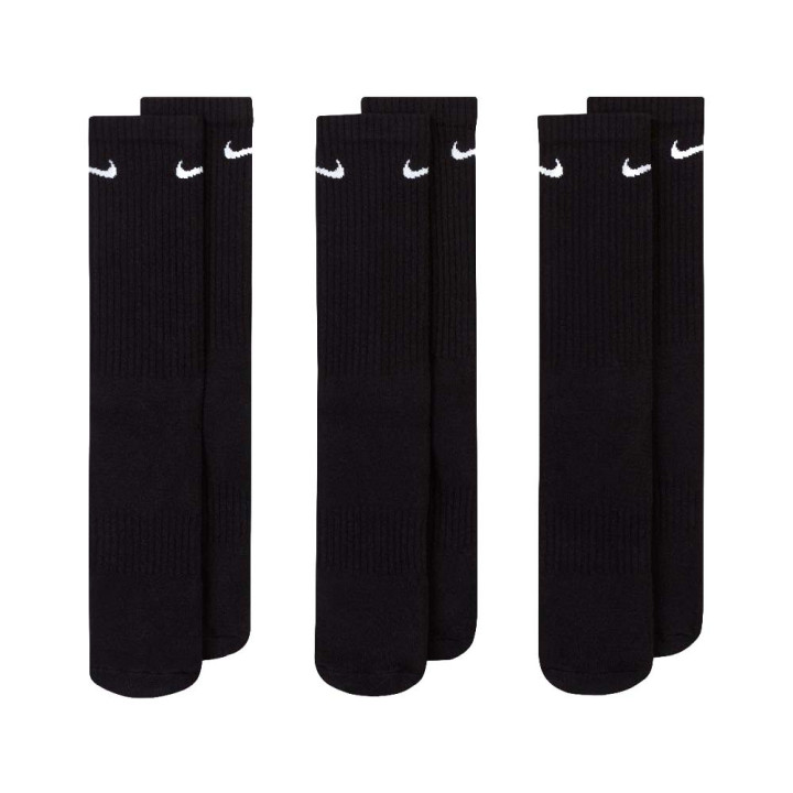 Nike Calza Tris Pack Quarter Elevated Everyday Sport Ner Uomo