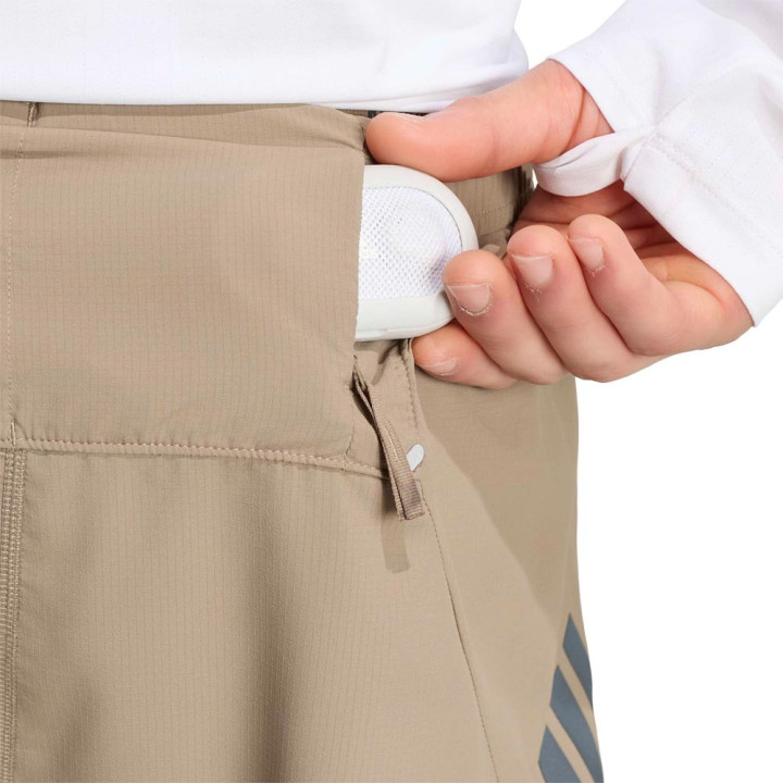 ADIDAS Pantaloncini Running Adi365 Iconic 2In1 Brown Uomo