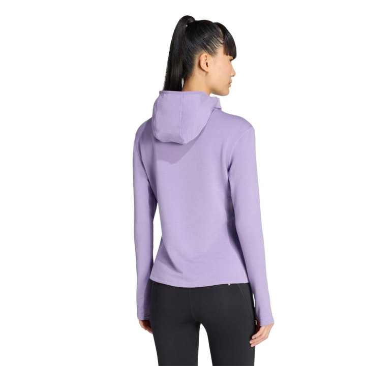 ADIDAS Maglia Running Capp Adi365 Winterized Violet Donna