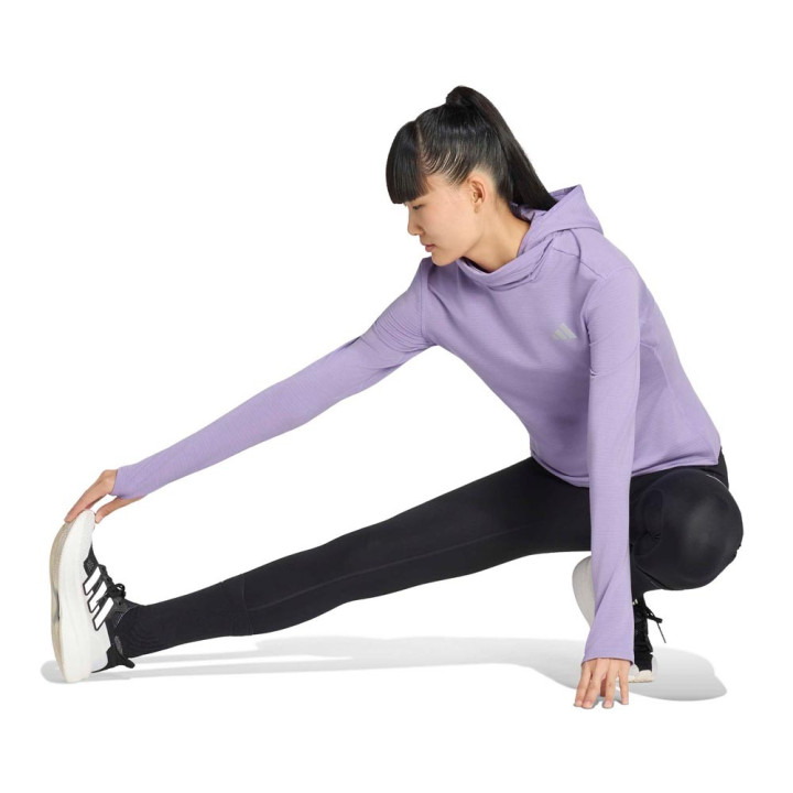 ADIDAS Maglia Running Capp Adi365 Winterized Violet Donna