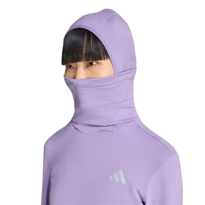 ADIDAS Maglia Running Capp Adi365 Winterized Violet Donna