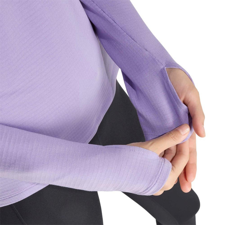 ADIDAS Maglia Running Capp Adi365 Winterized Violet Donna