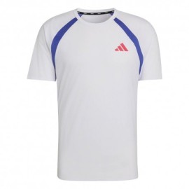 ADIDAS T-shirt Running Adizero Archive Bianco Viola Uomo