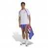ADIDAS T-shirt Running Adizero Archive Bianco Viola Uomo