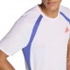 ADIDAS T-shirt Running Adizero Archive Bianco Viola Uomo