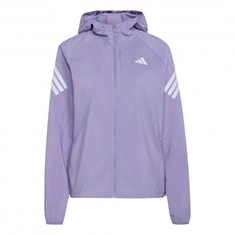 Adidas Performance Donna Viola Giacca Da Corsa Adi365 Iconica Lilla - Immagine 2
