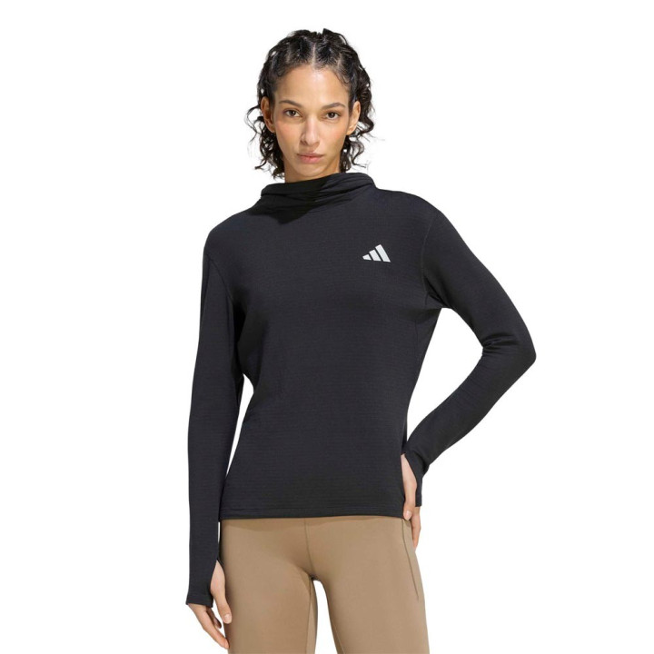 ADIDAS Maglia Running Capp Adi365 Winterized Nero Donna