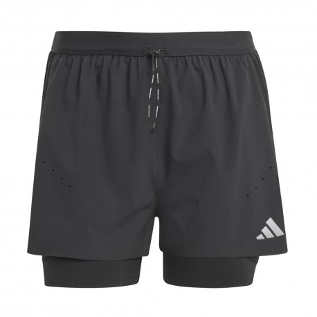 ADIDAS Pantaloncini Runnings Adi365 2In1 Nero Donna
