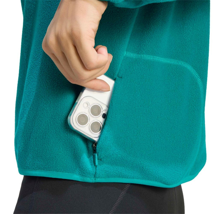 ADIDAS Maglia Running Adi365 Winterized Verde Donna