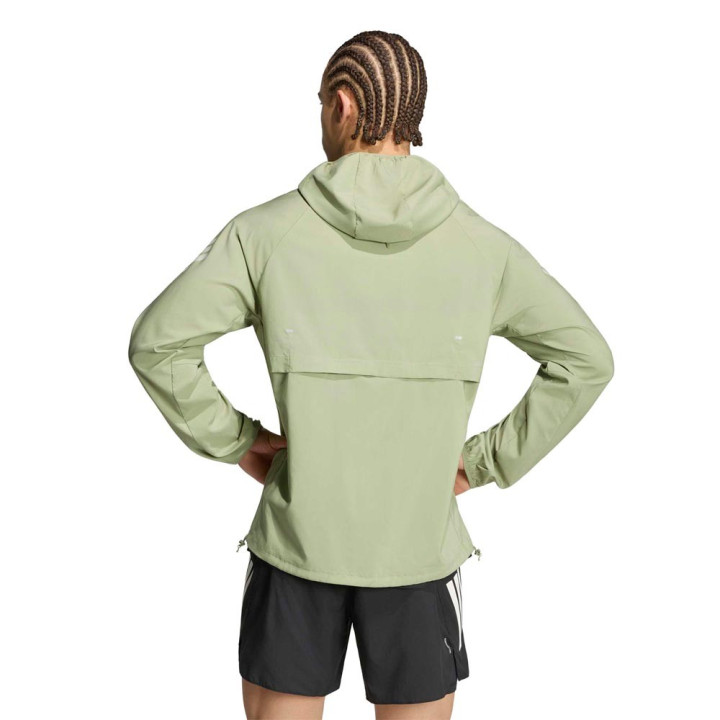 ADIDAS Giacca Running Capp Adi365 Iconic Verde Uomo