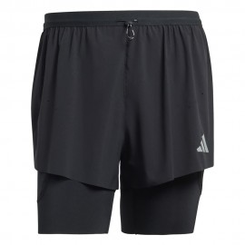ADIDAS Pantaloncini Runnings Adi365 2In1 Nero Uomo