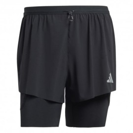 ADIDAS Pantaloncini Runnings Adi365 2In1 Nero Uomo