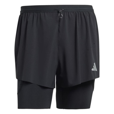 ADIDAS Pantaloncini Runnings Adi365 2In1 Nero Uomo