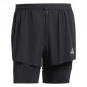 ADIDAS Pantaloncini Runnings Adi365 2In1 Nero Uomo