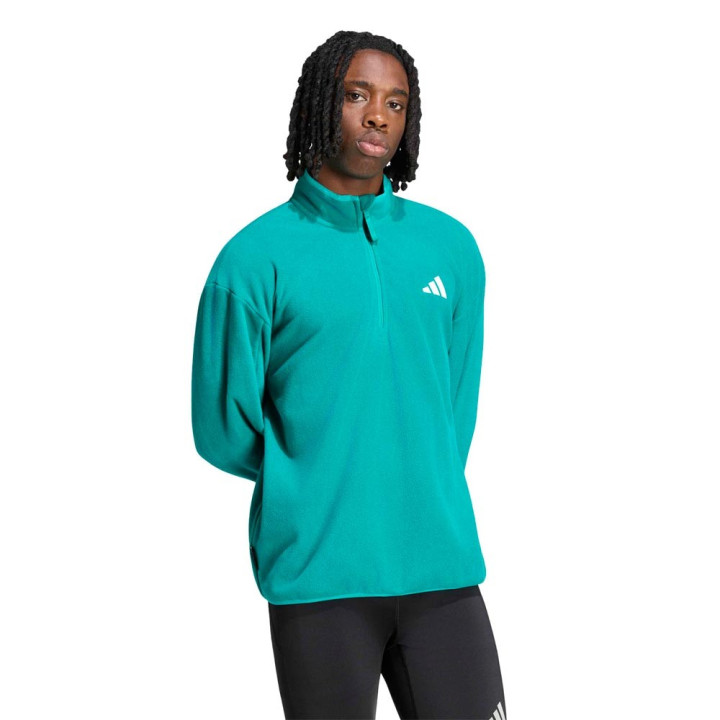 ADIDAS Maglia Running Adi365 Winterized Verde Uomo