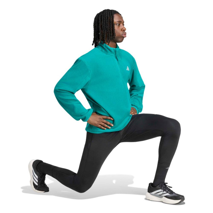 ADIDAS Maglia Running Adi365 Winterized Verde Uomo