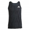 ADIDAS Canotta Running Adizero Carbon Nero Uomo
