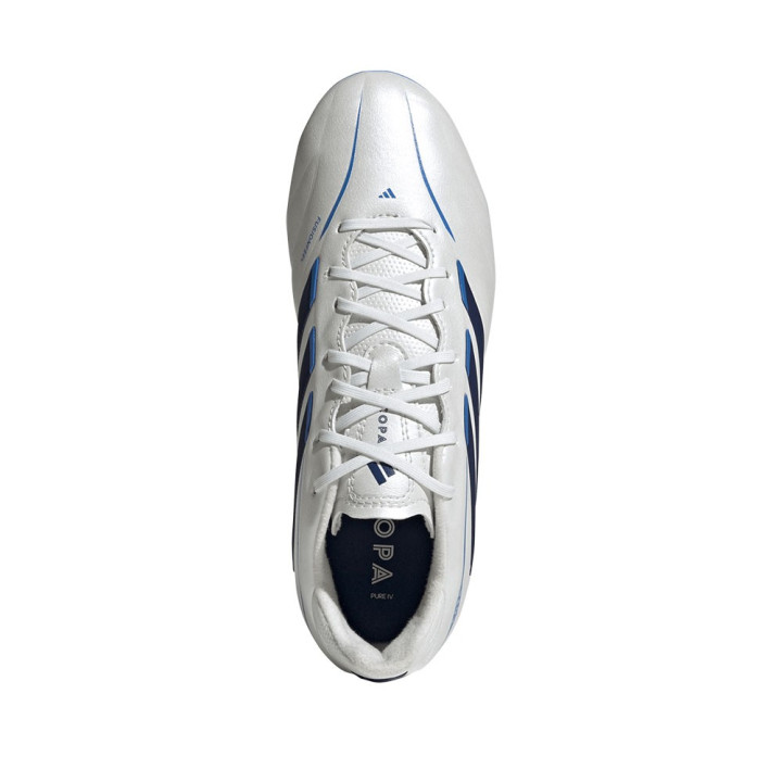 ADIDAS Copa Pure Iv League Fg Bianco Blu - Scarpe Da Calcio Bambino