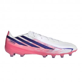 ADIDAS F50 Hyperfast Pro Ag Bianco Viola - Scarpe Da Calcio Uomo