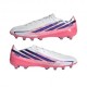 ADIDAS F50 Hyperfast Pro Ag Bianco Viola - Scarpe Da Calcio Uomo
