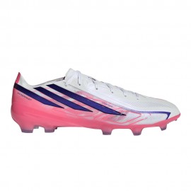 ADIDAS F50 Hyperfast Pro Fg Bianco Viola - Scarpe Da Calcio Uomo