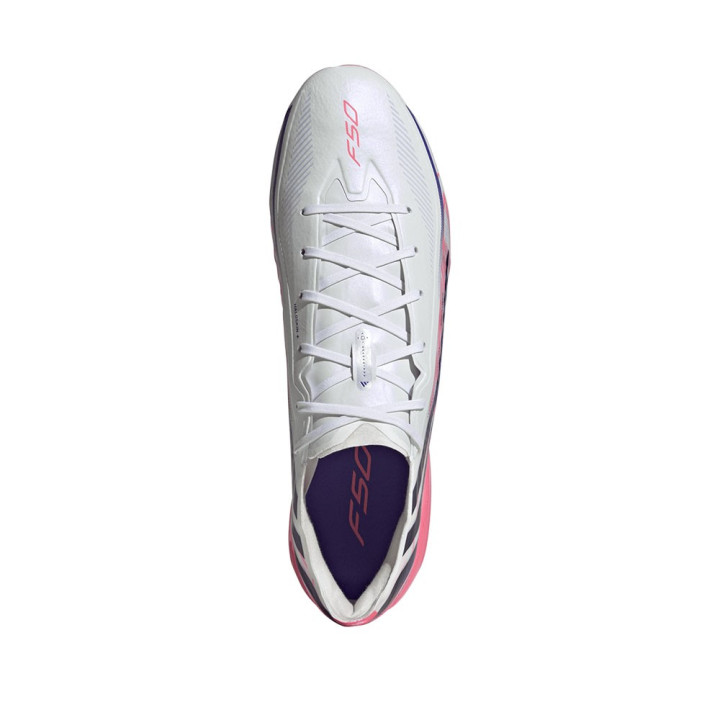 ADIDAS F50 Hyperfast Pro Fg Bianco Viola - Scarpe Da Calcio Uomo
