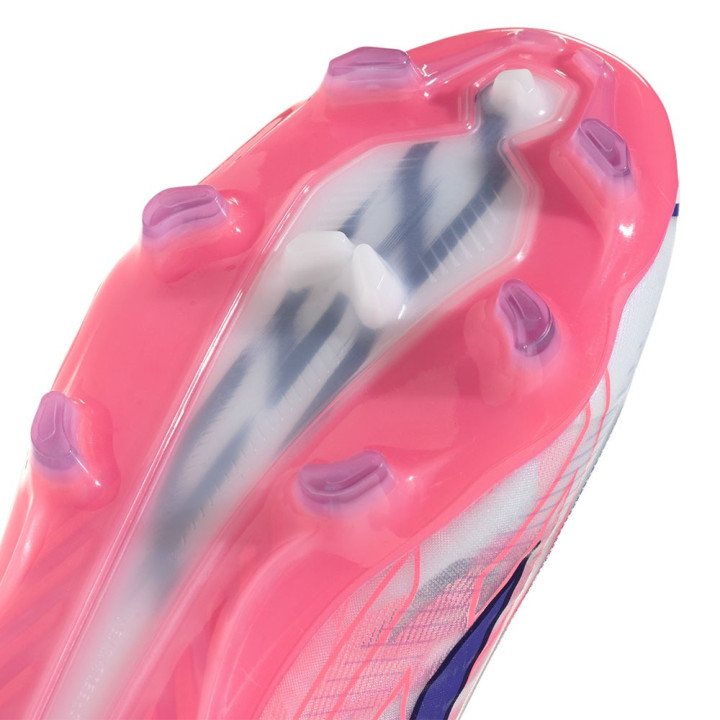 ADIDAS F50 Hyperfast Pro Fg Bianco Viola - Scarpe Da Calcio Uomo
