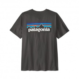 Patagonia T-shirt P6 Nero Uomo