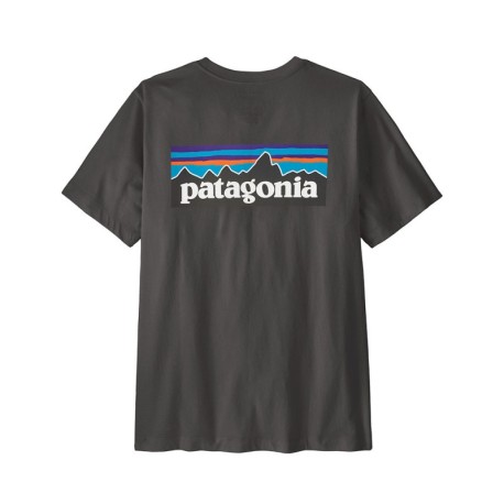 Patagonia T-shirt P6 Nero Uomo
