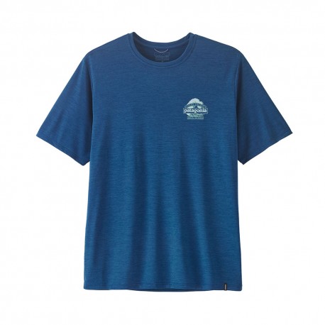 Patagonia T-shirt Cap Cool day Graphic Blu Clement Uomo