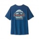 Patagonia T-shirt Cap Cool day Graphic Blu Clement Uomo