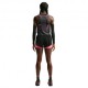 Nike Crop Canotta Running Aeroswift Grigio Volt Bianco Donna