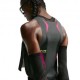 Nike Crop Canotta Running Aeroswift Grigio Volt Bianco Donna