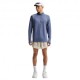 Nike T-Maglia Running Stride Felpa Running Diffused Blu Uomo