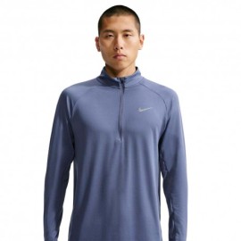 Nike T-Maglia Running Stride Felpa Running Diffused Blu Uomo