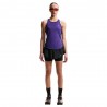 Nike Pantaloncini Running Flow Df Hr 2In1 Nero Argento Donna