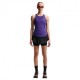 Nike Pantaloncini Running Flow Df Hr 2In1 Nero Argento Donna