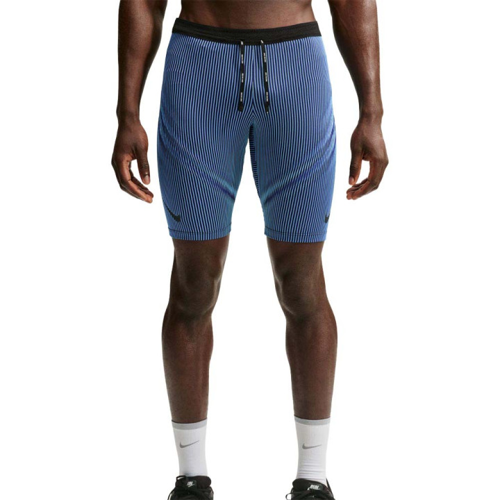 Nike Pantaloncini Running Tight Areoswift Aop Blu Nero Uomo