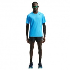 Nike Maglia Running Aeroswift Adv Lt Current Blue Nero Uomo