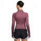 Nike Giacca Running Swift Full Zip Rosa Smoke Argento Donna