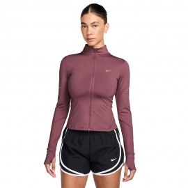Nike Giacca Running Swift Full Zip Rosa Smoke Argento Donna