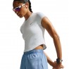 Nike Pantaloncini Running Tempo Run Work Blu Argento Donna