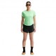 Nike T-shirt RunningTempo Run Illusion Verde Argento Donna