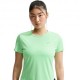 Nike T-shirt RunningTempo Run Illusion Verde Argento Donna
