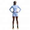 Nike Pantaloncini Running Tight Swift Hr 4" Azzurro Donna