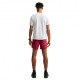 Nike Pantaloncini Running Stride 5" Bf Rosso Argento Uomo