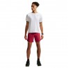 Nike Pantaloncini Running Stride 5" Bf Rosso Argento Uomo