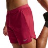 Nike Pantaloncini Running Stride 5" Bf Rosso Argento Uomo