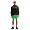 Nike Pantaloncini Running Stride 5" Bf Verde Argento Uomo